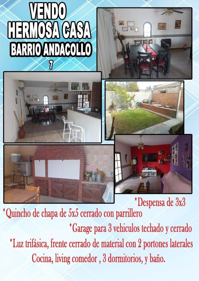 VENDO CASA BARRIO ANDACOLLO 7 CHIMBAS APTA PARA CRÉDITO HIPOTECARIO