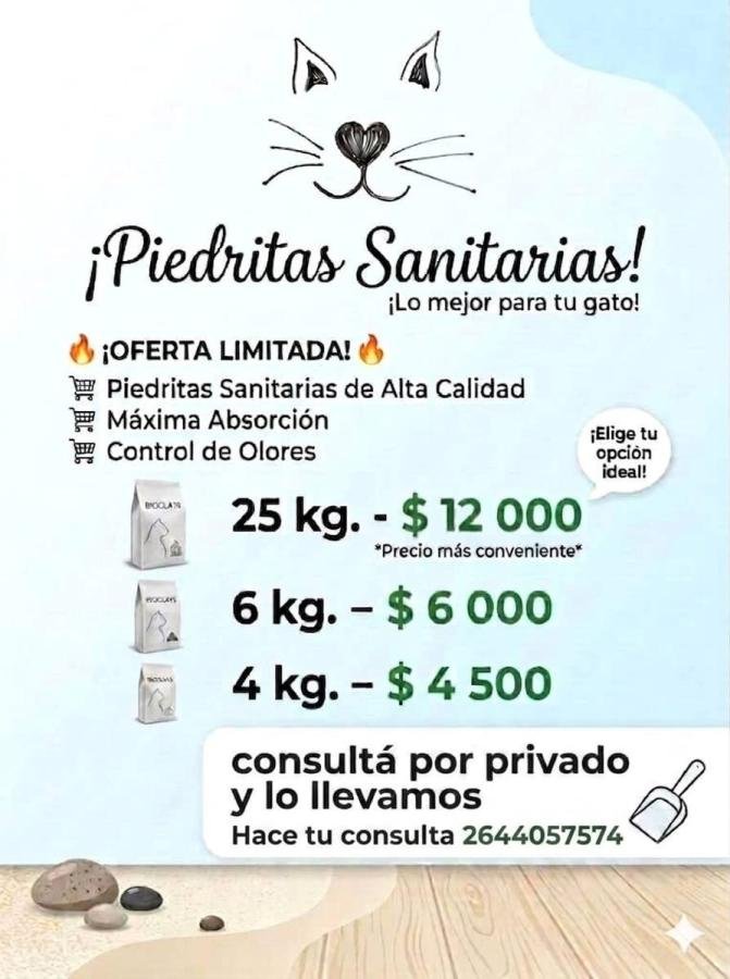 Piedras Sanitarias p/Gat@s