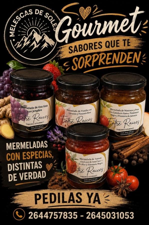 Mermeladas Artesanales Gourmet con Especias
