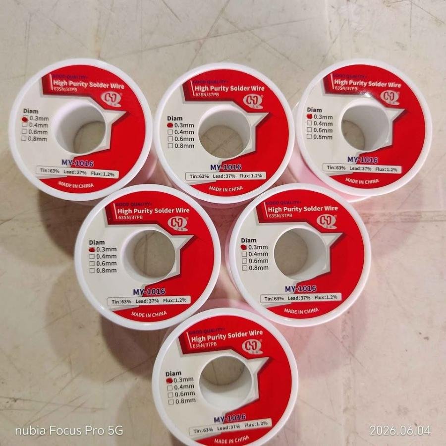 🛠️ Estaño Mayuan Original 63sn/37pb – 40g – 0.3mm 🛠️