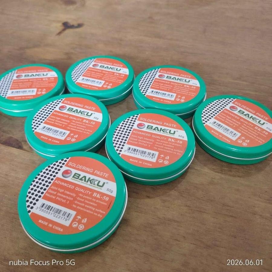 🔧 Flux En Pasta Baku Bk-50 – 50g 🔧
