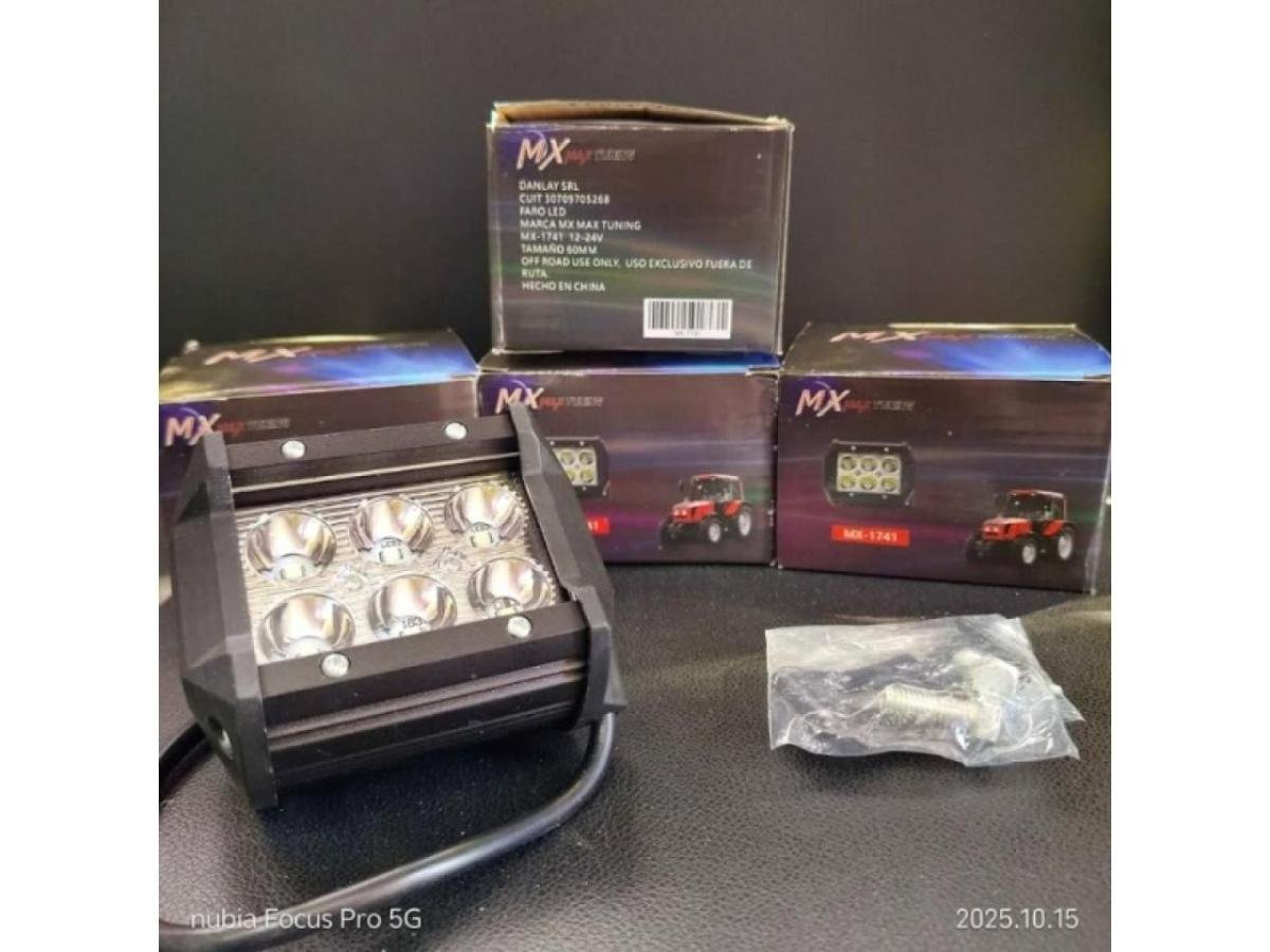 🔦 Faro Led Auxiliar Off Road 60mm – Alta Potencia 🚜🚙